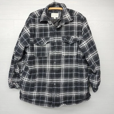 Vintage High Sierra Plaid Flannel Long Sleeve Buttonup Lined Shirt Jacke Size XL - Image 1 of 4