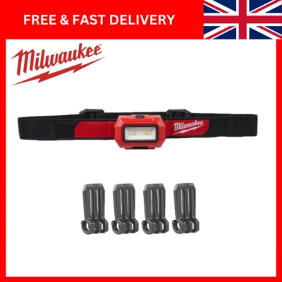 NEW Milwaukee TRUEVIEW HL2-LED + Batts Alkaline Slim Headlamp 4933471286 Genuine - Image 1 of 4