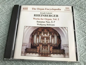 RHEINBERGER: Organ Works Vol. 2: Sonatas 5, 6 & 7 by Wolfgang Rubsam (CD, 2000) - Imagen 1 de 2
