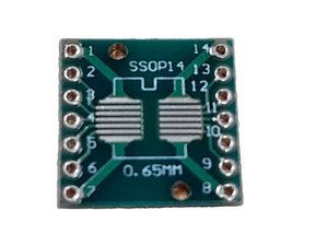 SOP4 - SSOP4 28 Pin  Adapter Converter Board 0.65mm 1.27mm  22981A-27 - Picture 1 of 2