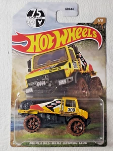 2022 Hot Wheels MERCEDES-BENZ 1300 UNIMOG 75 | Yellow - Picture 1 of 2