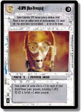 1x C-3PO (See-Threepio) - Rare Moderate Play Premiere - Unlimited - WB (Star W