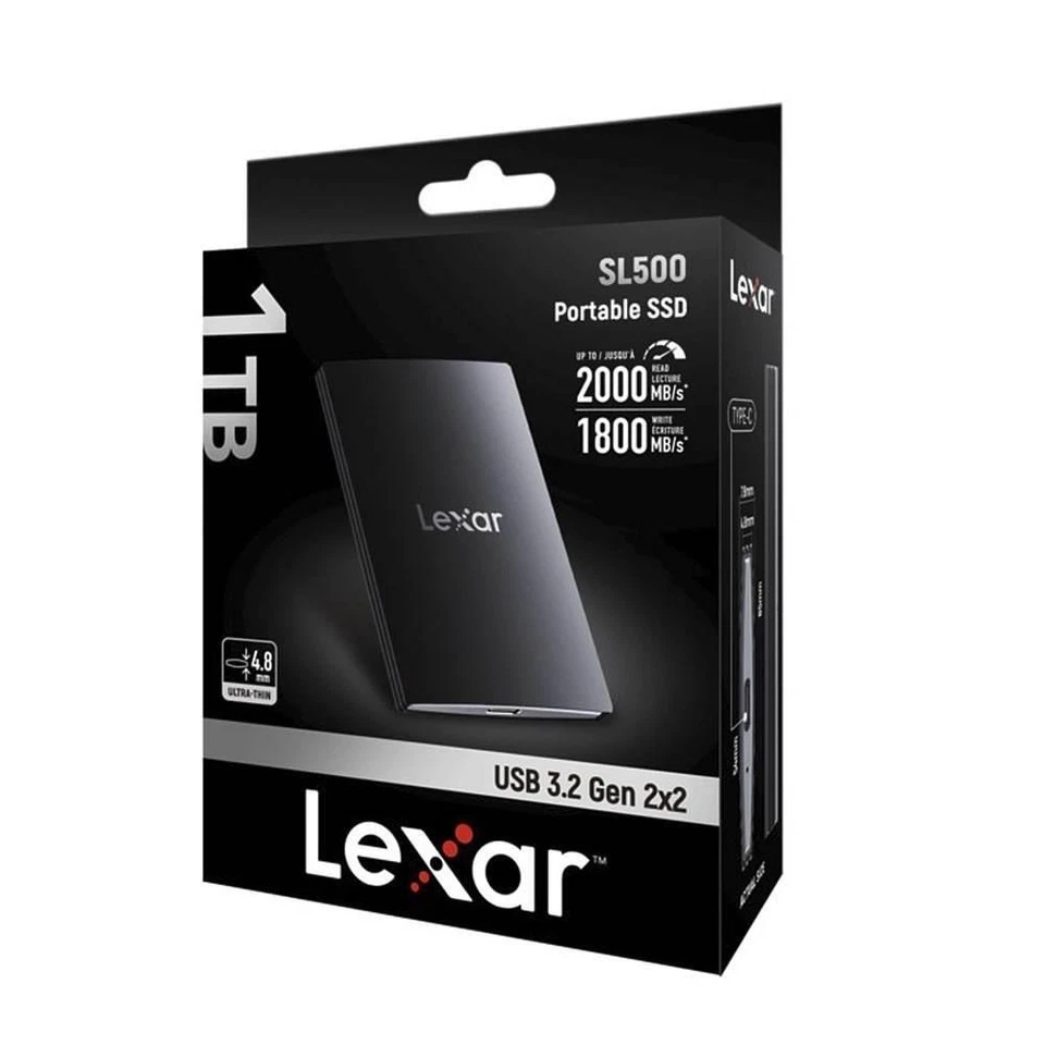Lexar SL500 Portable SSD - 1TB - Image 1 of 2