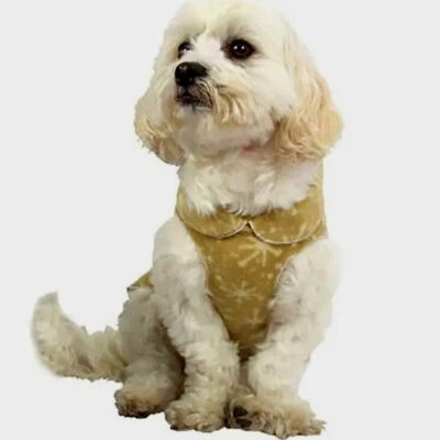 Ultra Paws/Soft Fleece 狗套衫 Starry Tan/Cream 全新带标签(中号)宠物/狗衣服  — 第 1/4 张图片