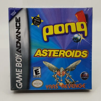 Nintendo Gameboy Advance Boxed Video Game - Pong Asteroids Yars - New Sealed - Image 1 of 2