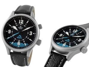 Poljot Wristwatch Mechanical Alarm Dolphin 2612/1413507-45 2612-1413507-45 de - Picture 1 of 6