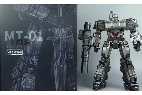 Megatank MT01 Monocrat Megatron MT-01 Transforms Toy Action Figure NEW IN BOX Cover