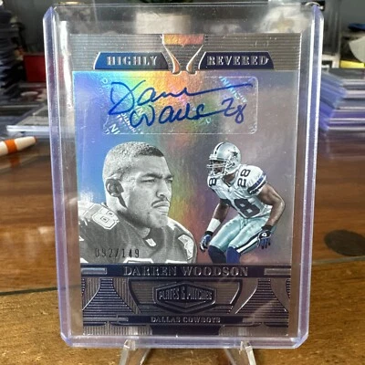 2023 Plates & Patches - Highly Revered Auto Darren Woodson 092/149 (AU) Cowboys - Image 1 of 4