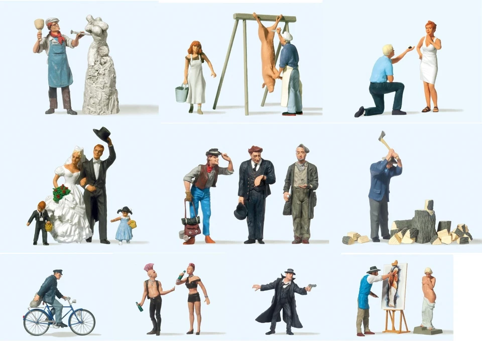 Preiser Spur G 1:22,5 Figuren-aus Sortiment frei wählbar - Neuware - Bild 1 von 1