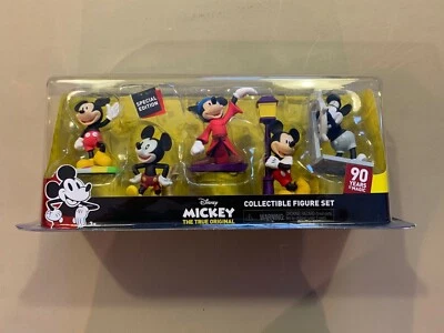 Disney Mickey El Verdadero Original Conjunto de Figuras Coleccionables 90 Años de Magia ¡NUEVO! Foto 1 de 4