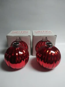 Department 56 Red Optic  Mercury Glass  120mm Votive Candle Holders  - Picture 1 of 12