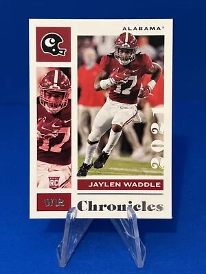2021 Panini Chronicles Draft Picks Jaylen Waddle Rookie Card #7 NFL RC Alabama - Image 1 of 2