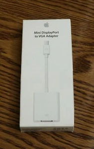 Apple Mini DisplayPort to VGA Adapter MB572Z/B White Model A1307 GENUINE NEW $29 - Picture 1 of 9