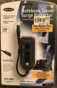 Belkin F5C791-C8 Notebook Travel Surge Protector. Brand New. - Picture 1 of 4