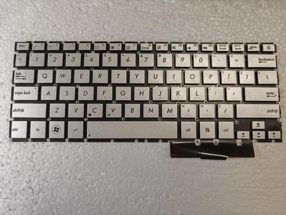 New Keyboard For Asus UX31 UX31A UX31LA UX31E Silver US No Backlit little Enter - Image 1 of 1