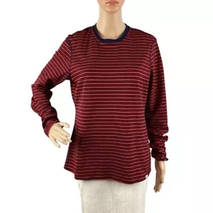 Patagonia Damen Capilene 3 Midweight Crew Stripe Gr. L rot blau - Bild 1 von 6