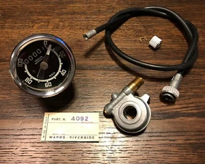 WARDS (BENELLI) MOJAVE 260cc & 360cc SPEEDOMETER KIT W/ DRIVE & CABLE *NOS* - Picture 1 of 3