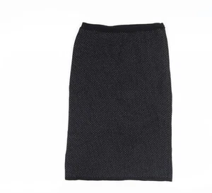 East Black Wool Skirt - Size S, Elegant Pencil Style - Picture 1 of 12