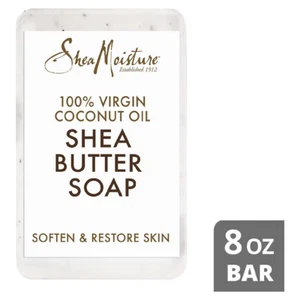 Shea Moisture 100% Virgin Coconut Oil Bar Soap - 8oz - Picture 1 of 53