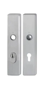 HOPPE Langschildpaar E2222ZA/2210 matt F69 PZ 72 mm - Bild 1 von 2