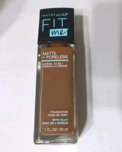 Maybelline New York Fit Me Matte Plus Poreless Foundation, Deep Bronze, 1 fl. oz - Picture 1 of 2