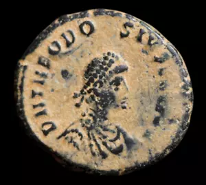Ancient Roman Empire Coin Theodosius I ( 379-395AD ). Æ 22 mm. 5,11 gramm. #1220 - Picture 1 of 3