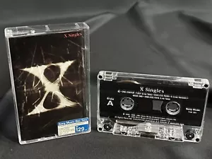 X Japan X Singles Cassette Tape (Japanese Glam Rock 1993) エックス ジャパン カセットテープ - Picture 1 of 3