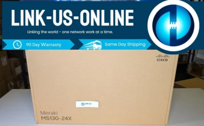 New Genuine Cisco Meraki MS130-24X-HW - UNCLAIMED - Ships Out Same Day - Image 1 of 4