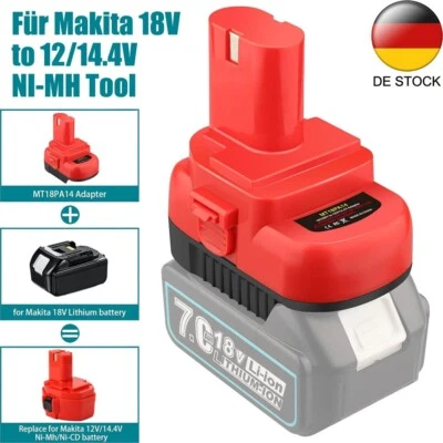 MARKENLOS Für Makita LXT BL18 18V Akku zu 12V 14,4V NI-Cd NI-Mh Werkzeuge Akku Adapter