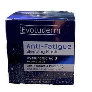 New ListingEvoluderm Anti Fatigue Sleeping Mask Plumping Hyaluronic Acid 1.69 Oz France