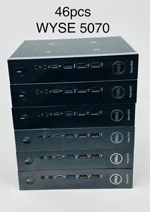 Lot of 46 Dell Wyse 5070 THIN CLIENT Intel Celeron J4105 1.5GHz 4GB MEM NO SSD - Picture 1 of 7