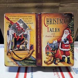 Weihnachtsdose Buchform Box Weihnachtsgeschichten Blechdose  - Bild 1 von 8