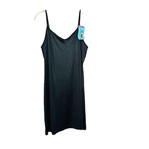 Vanity Fair Women Black Full Slip Dress Lingerie 10141 Size 2XL Adjustable Strap - Picture 1 of 6