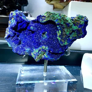 1.82LB BEST NATURAL Azurite/Malachite crystalminerals specimens - Picture 1 of 17