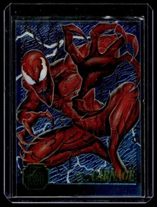 1995 Flair Marvel Annual Chromium Carnage Jim Balent #2 - Bild 1 von 2