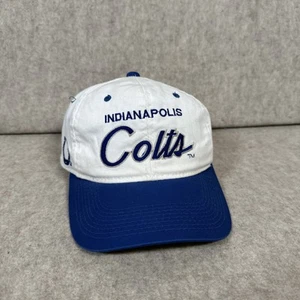 Indianapolis Colts Sports Specialties Script Snapback Cap Hat Vintage 90s - Picture 1 of 14