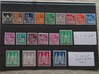 Bizone Bautenserie Michel-Nr. 73-97 eg + 97-100 wg alle Marken ** + einwandfrei