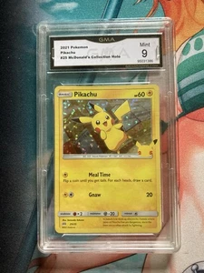 2021 McDonald’s Collection BGS 9 NM-MT+ Pikachu Holo 025/025 Pokemon Karte - Bild 1 von 2