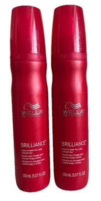 2X  PROFESSIONALS BRILLIANCE Leave-In Balm for Long Colored Hair 5.07oz Ea - Image 1 of 2