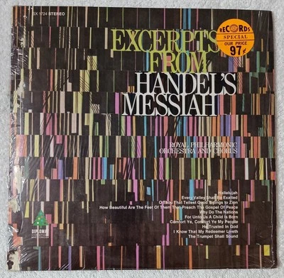 Royal Philharmonic Orchestra & Chorus - Excerpts From Handel's Messiah "LP" - Image 1 of 4