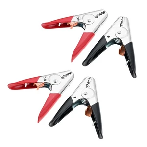 4Pack 1100A  Battery Jumper Cable Clamps Battery Charger Insulated Parrot Clips - Picture 1 of 7
