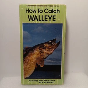 Used VHS Tape How To Catch Walleye Sport Fishing Instructional Guide 50 Minutes - Picture 1 of 7