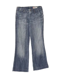 Pantalones de mezclilla para mujer GAS W28 L29 azul algodón MH05 - Imagen 1 de 3