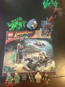 Lego Indiana Jones Set 7625 River Chase 4 Minifiguras - Marion Ravenwood, Jones - Imagen 1 de 6