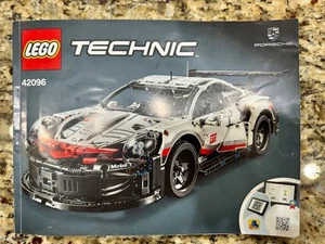 LEGO 42096 Technic Porsche 911 RSR Manual Libro de instrucciones SOLO - Imagen 1 de 4
