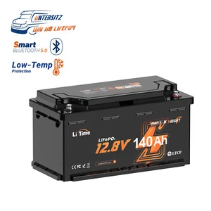 LiTime 12V 140Ah H190 Bluetooth LiFePO4 Lithium Batterie 150A BMS für Wohnmobil - Afbeelding 1 van 11