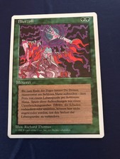 1995 Magic The Gathering MTG 4th Edition German Channel U G (Steelfox)