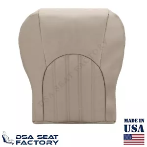 For Jaguar XKR/XK8 2001-2006 Driver Bottom Seat Cover (X100) - LEATHER BEIGE - Picture 1 of 12