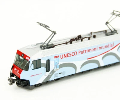 USA Seller - New! KATO N gauge 3101-3 RhB Ge4/4-III #650 "Unesco Welterbe" color - Image 1 of 4