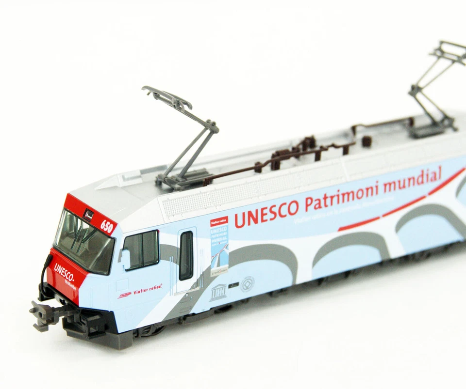 USA Seller - New! KATO N gauge 3101-3 RhB Ge4/4-III #650 "Unesco Welterbe" color - Image 1 of 4